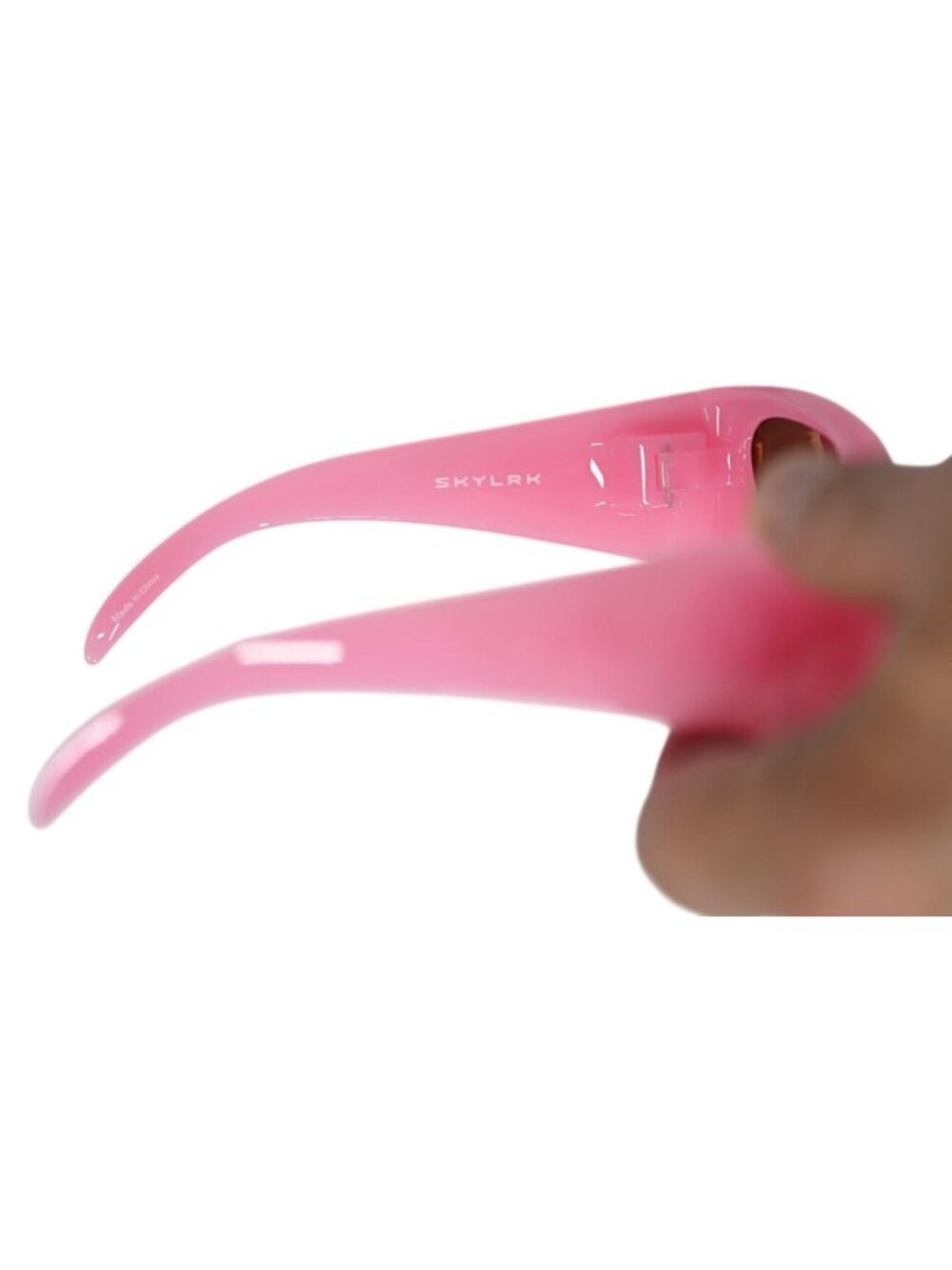 SKYLRK Upside Down Bio-Nylon Sunglasses in Gum - Picture 4 of 5
